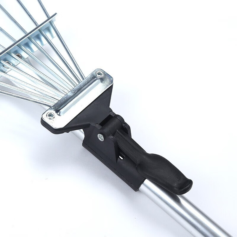 Mandelai rake grass rake garden stainless steel 15-tooth rake retractable rake farm tool rake tool rake grass rake