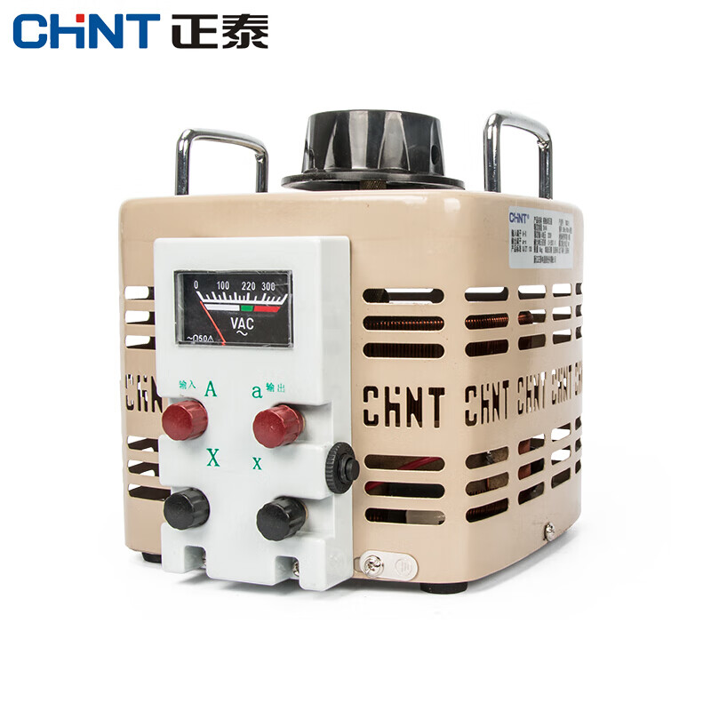 Chint single-phase voltage regulator TDGC2-2kva 2000w 220v contact voltage regulator 0-250v