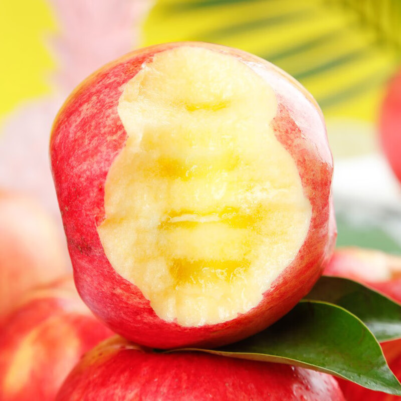 Hengxun Xinjiang Rock Candy Heart Apple Fruit Red Fuji Ugly Apple Fresh Seasonal Fruit Gift Box Selected 5kg Pack Net 4.5kg