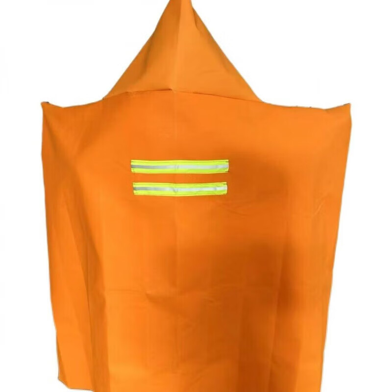 Fireproof cloak for household high-rise fire escape cloak, double-layer silicone fire blanket, high temperature resistant and insulating protective clothing, fireproof cloak for adults