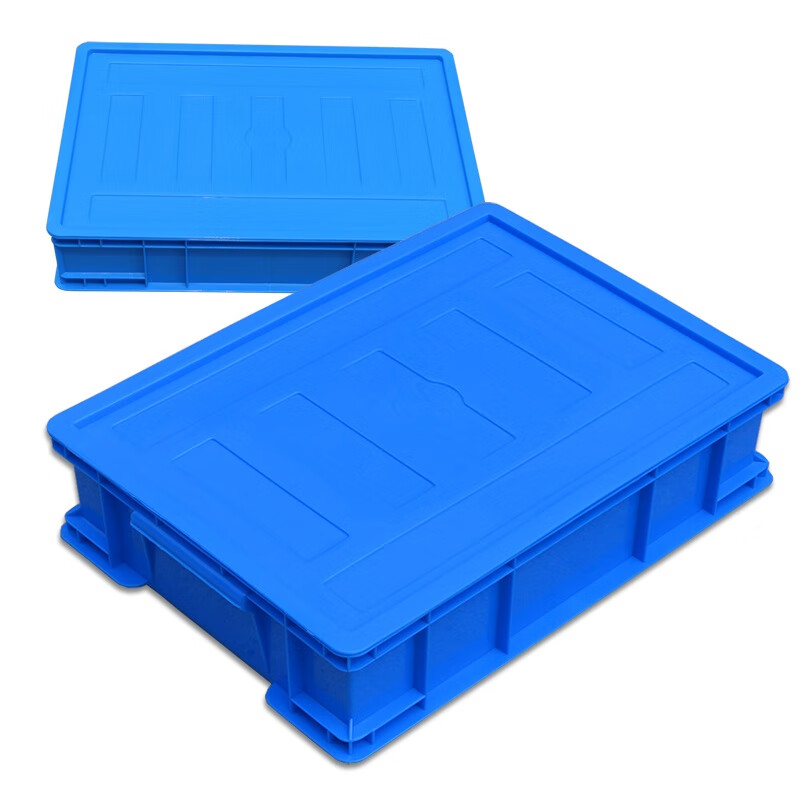 Zhongsenweite covered turnover box plastic partition box covered parts classification tray multi-grid plastic tool storage storage basket 4175 two grids covered 400*300*175