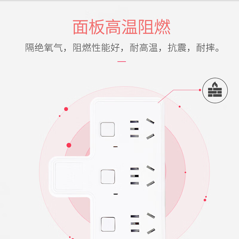 Delixi electrical socket power conversion plug wireless one to two to three multi-function expansion converter plug row wireless one to two