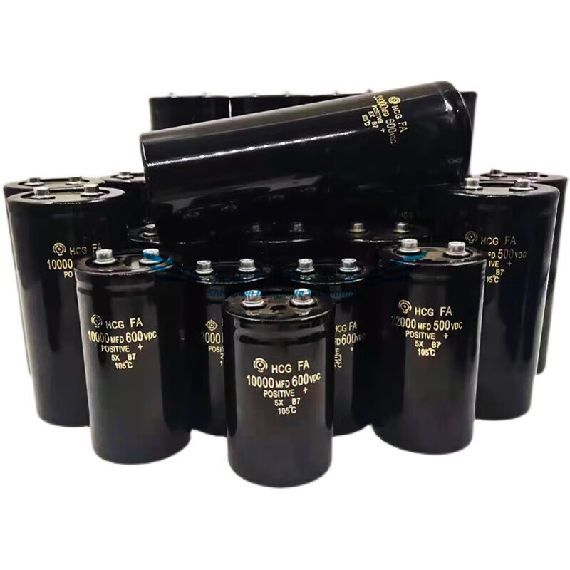 Brand new 600000 high voltage large capacity series capacitor 60022000 500 60022000 65*115 500v22000UF 65105
