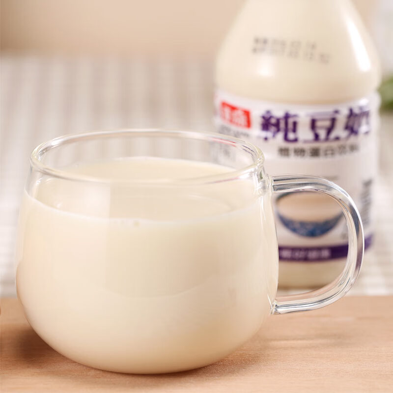 Zhengkang Taiwan imported Zhengkang original pure soy milk drink nutritional breakfast soy milk 330ml bottled pure soy milk pure soy milk 330ML*24 bottles