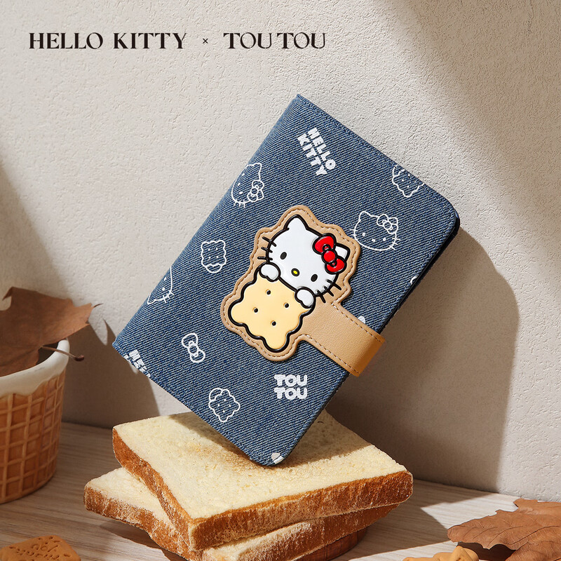 Toutouhellokitty Hello Kitty Cowboy Passport Holder Wallet Storage Coin Card Bag Birthday Year of the Horse New Year Gift