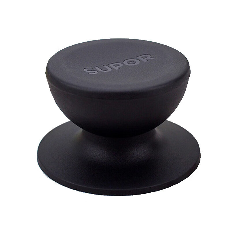 He Jiagong adapted pot lid handle accessories top bead grip universal stainless steel wok soup milk glass lid button head cap large frosted base 1 piece