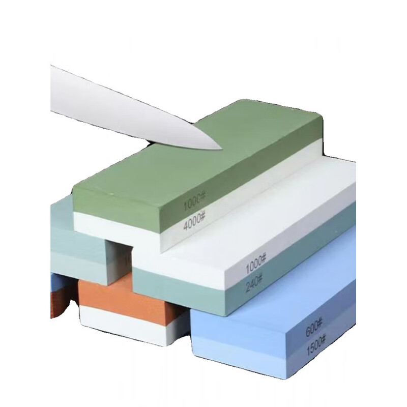 Fat Donglai same style whetstone household kitchen knife 10000 mesh white corundum oil stone whetstone natural stone rust-catching steel knife 1000/3000 + base one size