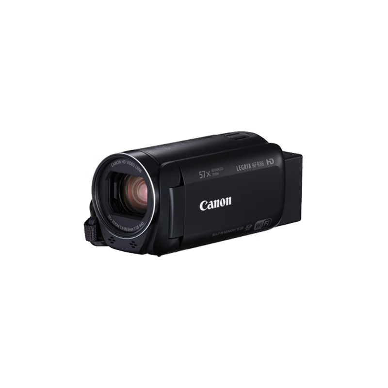 Canon LEGRIA HF R86 HD Digital Camera Wedding DV Recorder Handheld Light DV Home Portable R86 Black (Hong Kong Version) Package Three (64G Memory Card + Tripod)