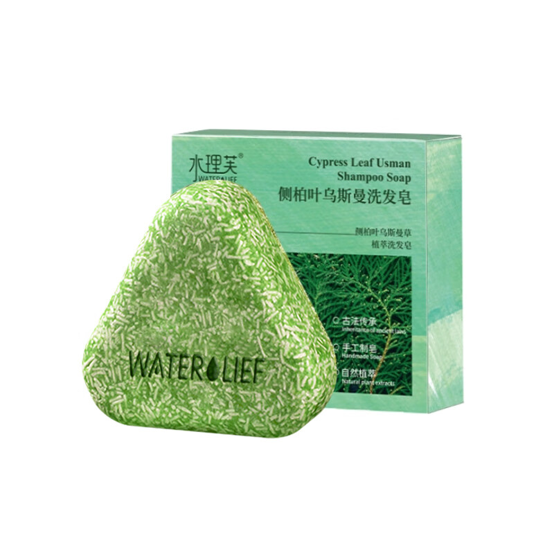 Shuilifu Platycladus orientalis leaf shampoo shampoo Xinjiang Usman Polygonum multiflorum solid hair prevention oil control fluffy soap shampoo