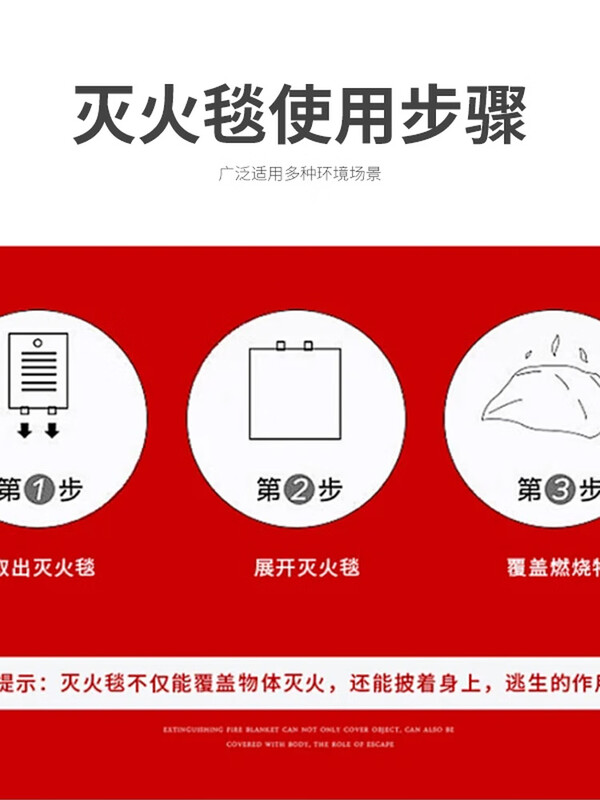 Fire 3C certified new energy tram special gas station car fiberglass silicone fire retardant fire blanket 6mx6m fiberglass cloth, no silicone car type