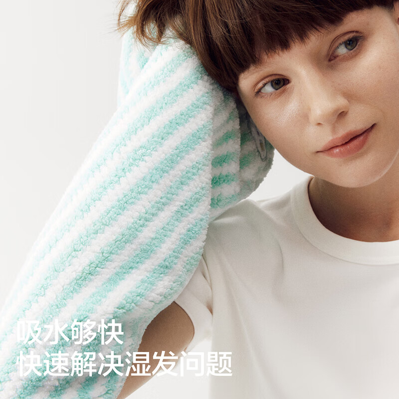 Bananain Bananain Velvet 520Home Women's 7A Antibacterial Instant Suction Animal City Coral Velvet Dry Hair Cap-Wave-Otter