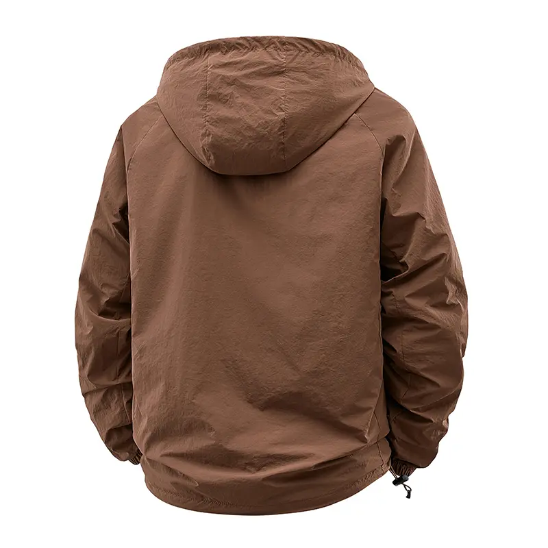 Baleno S&K Series Spring and Autumn Men's Jacket 2025 New Hooded Light Thick Jacket Outdoor Mountaineering Men's Black L