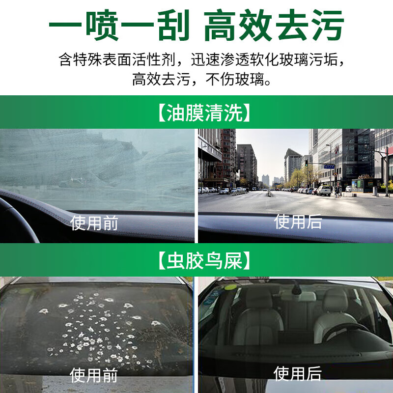 Turtle Wax hard-shell glass water antifreeze-42 degrees car winter oil removal film strong decontamination wiper water 2L*6 bottles
