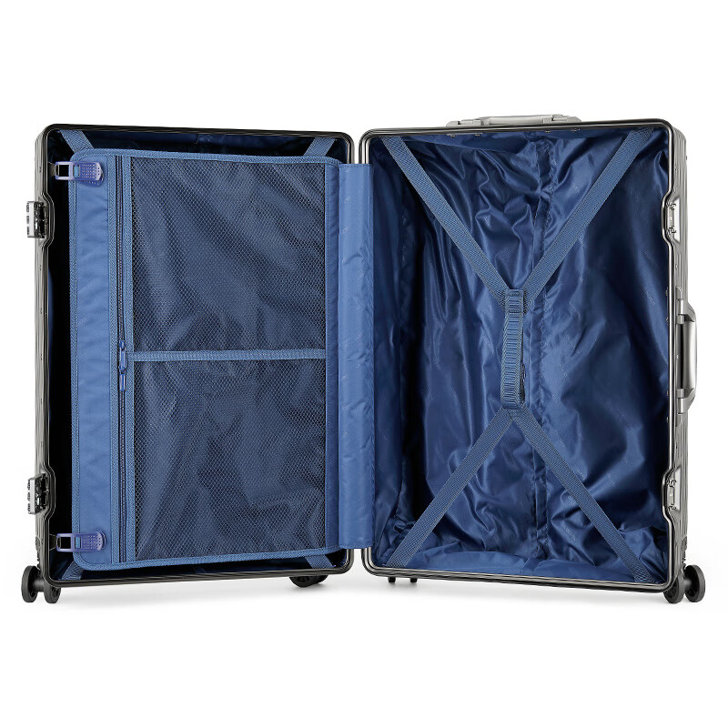 Goldlion suitcase 24-inch checked large-capacity password trolley case for men and women business trip suitcase Valentine's Day and Spring Festival gift silver gray FC334006-P2468 24-inch checked luggage required (suitable for 6-10 day short trips)