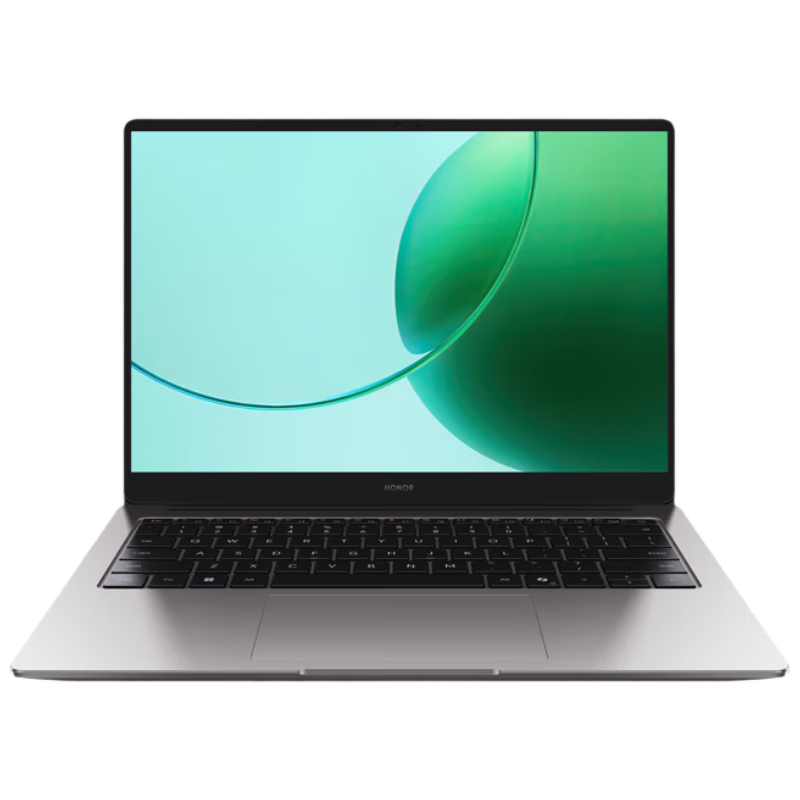 99% new Honor Laptop X14 Ryzen Edition 2026 14-inch thin and light eye protection screen business office computer R7-7735HS 16G+512G learning and entertainment computer