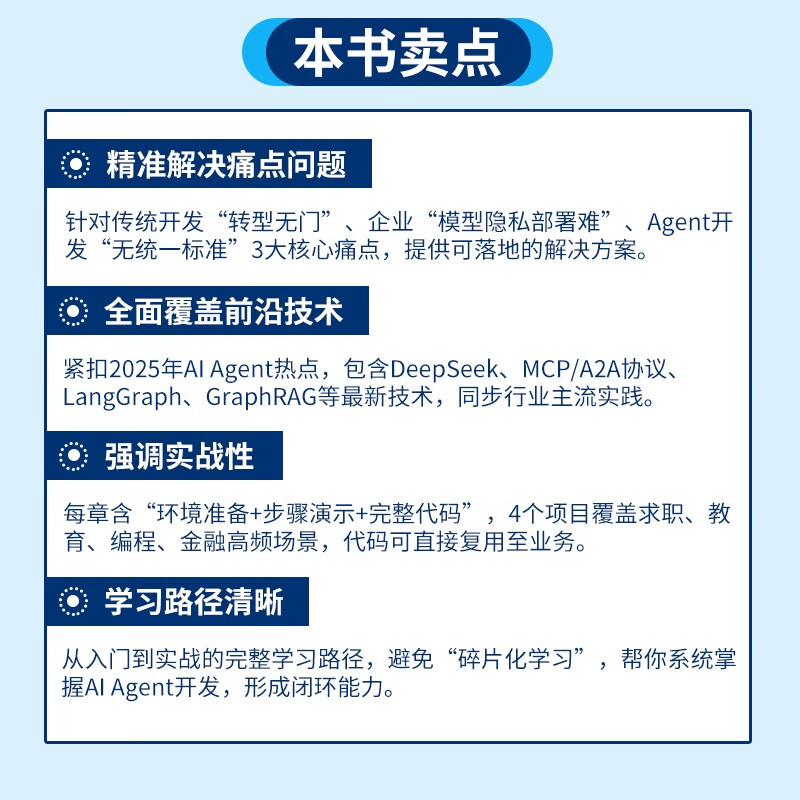 AI Agent development practice MCP+A2A+LangGraph driven intelligent agent full process development Large model development Agent practice produced by Asynchronous Books