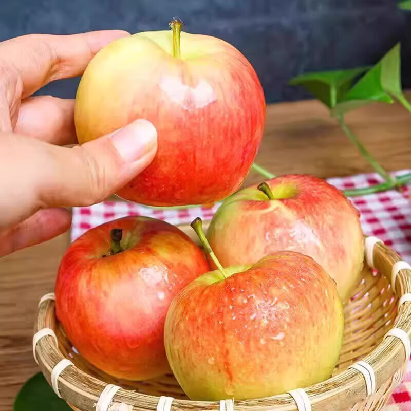 Authentic Red Fuji rock candy heart apple, crisp and juicy, seasonal red Fuji apple, fresh apple, multi-warehouse delivery, whole box 10 catties, 80-85mm