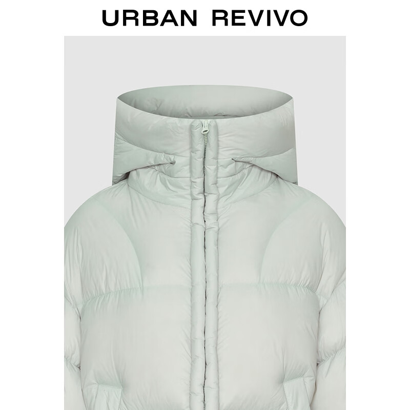 UR2025 new winter women's simple casual quilted hooded loose down jacket UYL150074