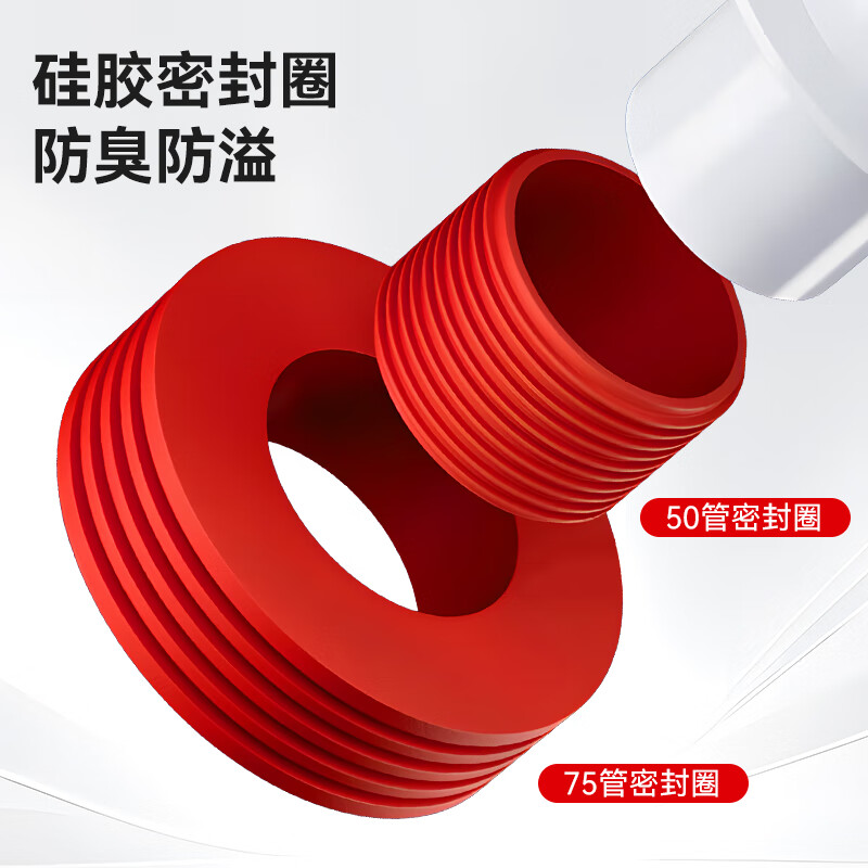 Dezhong kitchen sewer three-way sewer drain pipe three-way anti-odor artifact joint three-in-one multi-function integrated drain p157