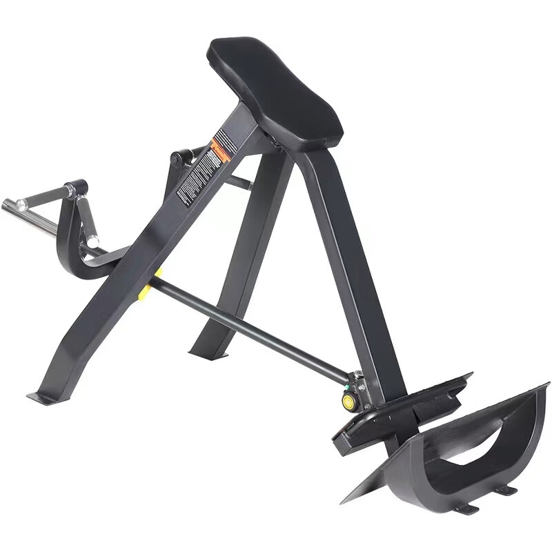 Climbing dragon commercial t-bar rowing machine training device gym comprehensive strength equipment standing T-shaped deadlift back incline bent over T-shaped pull back rowing all black without bells