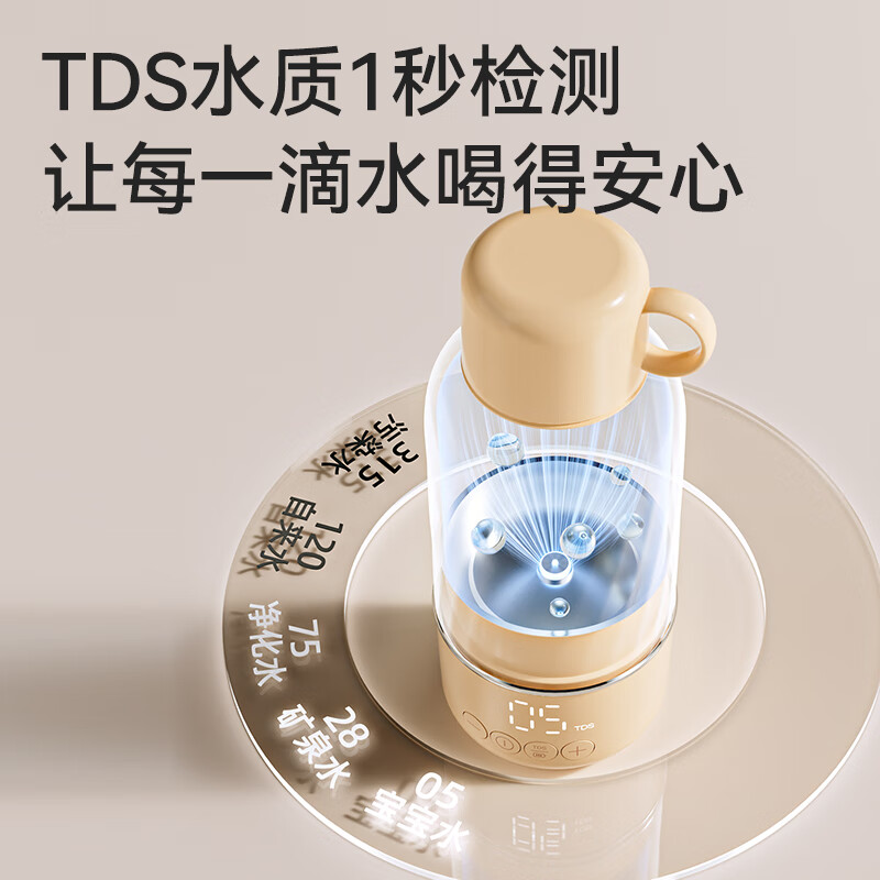 YEEHOO Hot Products Wireless Thermostatic Kettle for Outdoors Portable Children's Milk Thermostat Cup 500ml