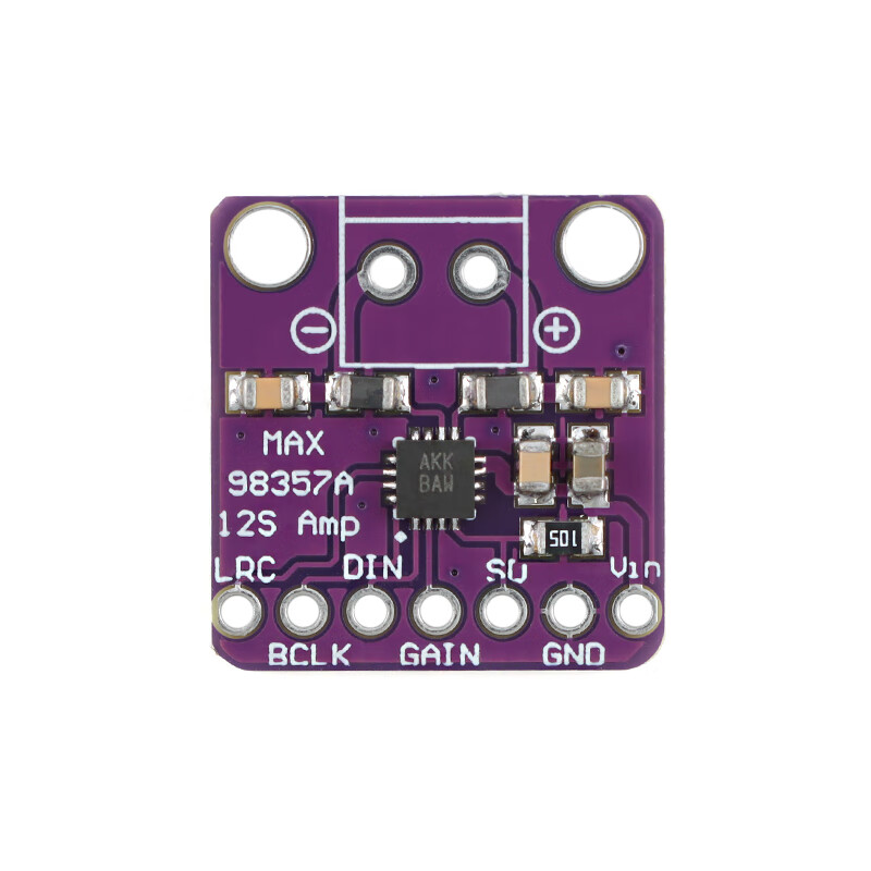 MAX98357AETE I2S audio amplifier module Class D audio power amplifier TQFN-16/BGA-9 MAX98357 module_no soldering no specifications