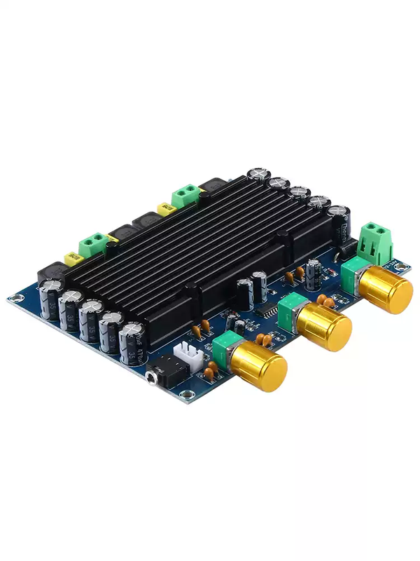 TPA3116D2 digital power amplifier board digital audio amplification module small power amplifier with tone dual 150 high power 50W*2+100WTPA3116D2 Bluetooth power amplifier