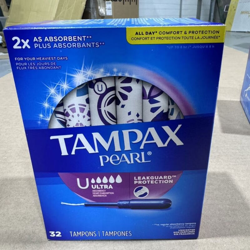 TAMPAX TAMPAX Tampons Domestic Spot Bonded Warehouse Delivery Ultra Large Flow 32 Count