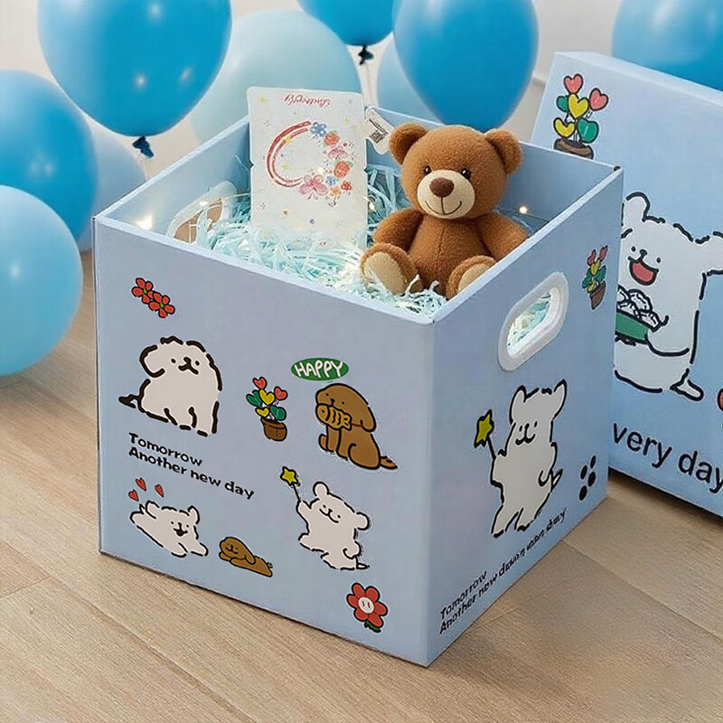 Furmantu packaging box empty box toy doll doll packaging storage birthday gift box gift snack packaging carton white