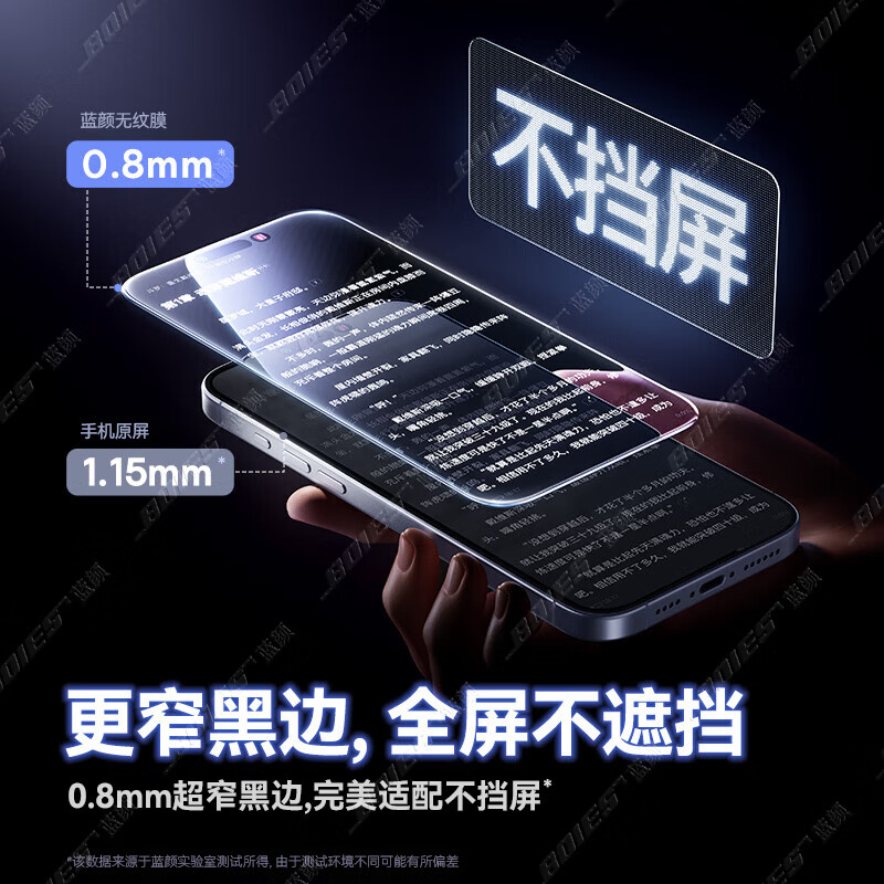 Lanyan 3D hot bending + earpiece dustproof, suitable for vivoiqoo15 tempered film, IQOO15 mobile phone film full screen coverage, ultrasonic fingerprint instant solution, electroplating anti-fingerprint 1 set 3D hot bending tempered film丨ultrasonic fingerprint instant solution, suitable for IQOO15