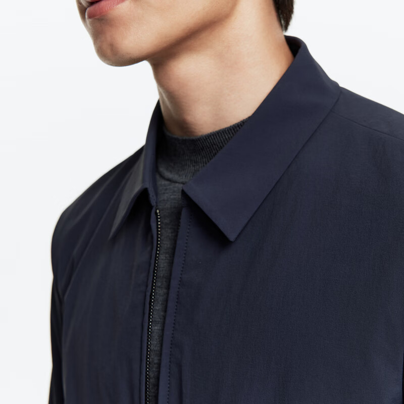 Jiumuwang Men's Jacket Men's Shopping Mall Autumn and Winter Business Lapel Windbreaker Classic Executive Jacket Coat for Men