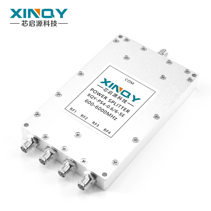 XINQY Xinqiyuan SMA one-to-four 0.6-6G microstrip power splitter 600-6000MHz RF power splitter combiner PS4-0.6/6-SE