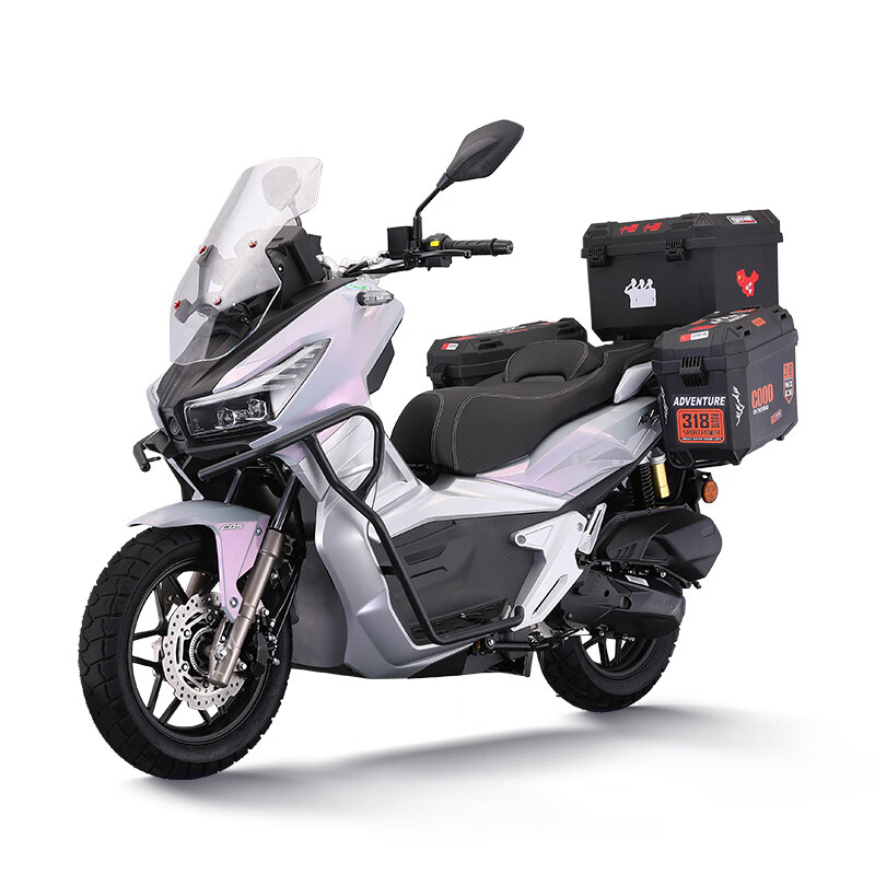 Wangya Motorcycle's new ADV150 scooter motorcycle original EFI can be branded fuel off-road men's and women's fuel-saving naked bike + three boxes + guardrail + gift color remarks