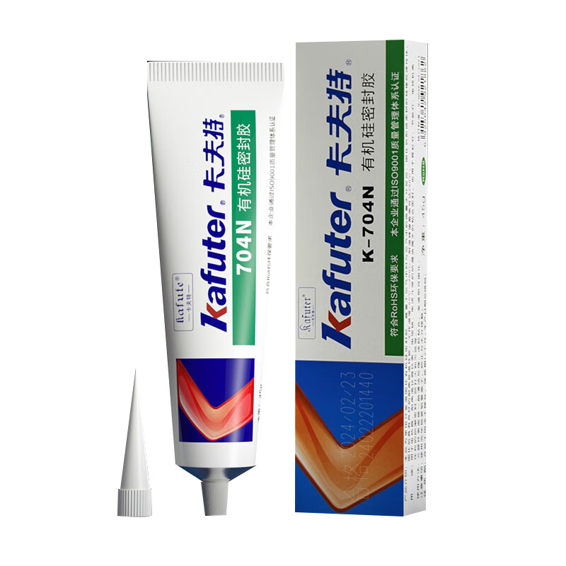 Kraft (kafuter) silicone sealant K-704N electronic sealant RTV silicone rubber industrial white glue high temperature resistant silicone waterproof glue insulation white non-flowing 50g/piece