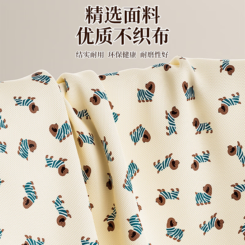 Zhai Xiao only moving bag packing bag storage bag quilt storage bag luggage bag woven bag moving moving bag luggage bag moisture-proof and odor-free large capacity cute plush puppy 70*50*25cm large size