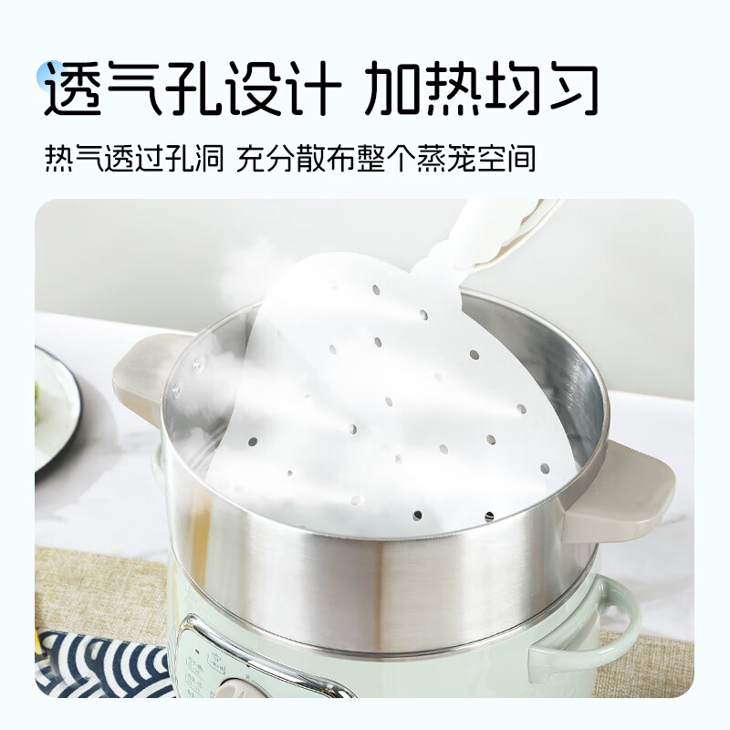 Erlijia disposable food-grade steamed bun paper, steamed bun paper, non-stick household steamer paper, round steamer paper with handle