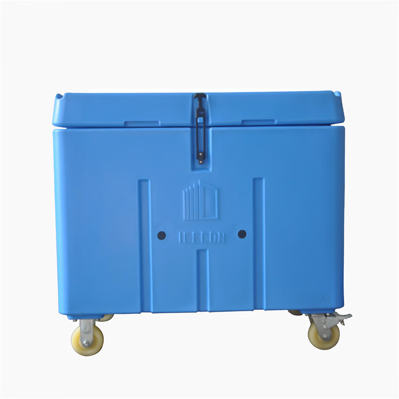 Special ultra-large capacity 320L dry ice storage box, rotomolded thermal insulation refrigeration, resistant to minus 80 degrees low temperature, with wheels for cleaning, 100 liters (packed with 55KG dry ice), stored for 4-5 days