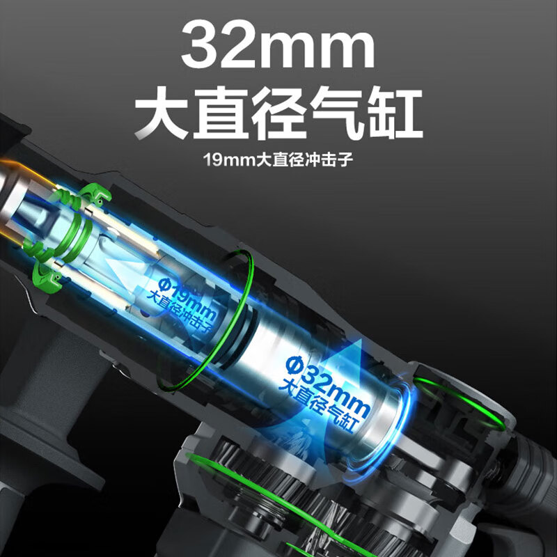 BULL electric hammer high power wall demolition, water and electricity installation concrete slotting hammer GDC1250-32