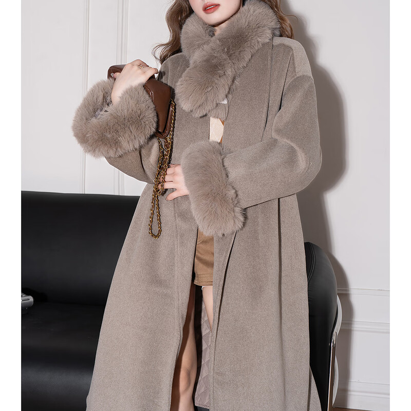 TonLion 2025 Winter Women’s Long Fur Collar Windbreaker