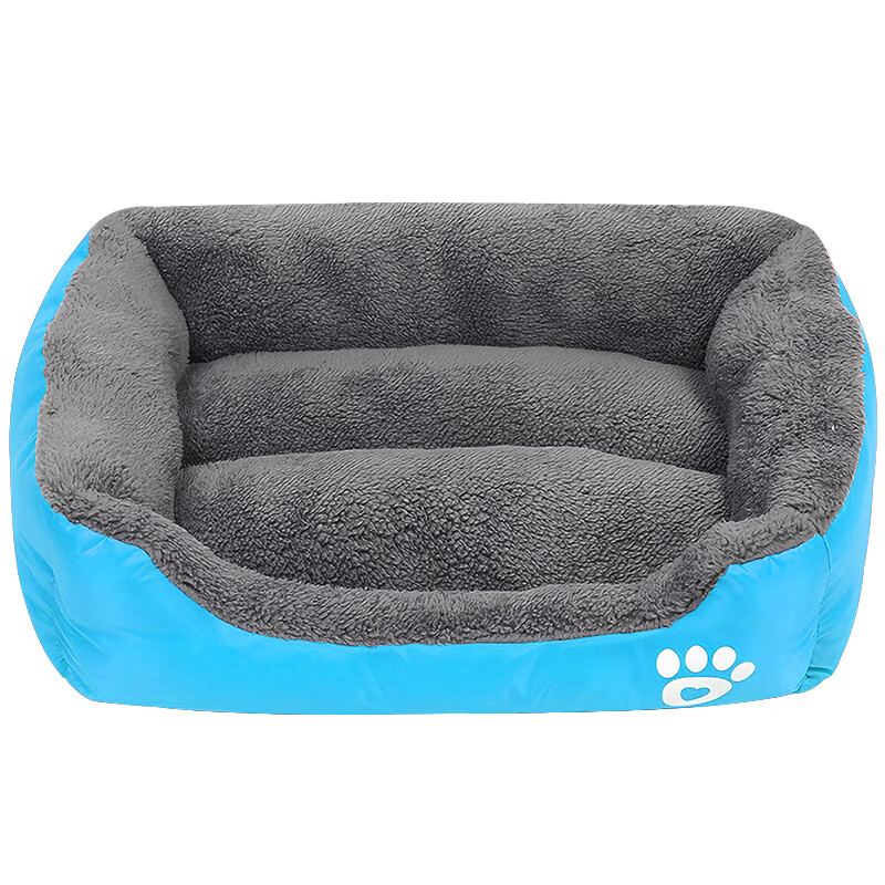Hanhan Paradise Dog House Winter Warm Pet Cat House Mat Dog Sleeping Mat Small and Medium-sized Dog Teddy Golden Retriever Winter Dog Bedding