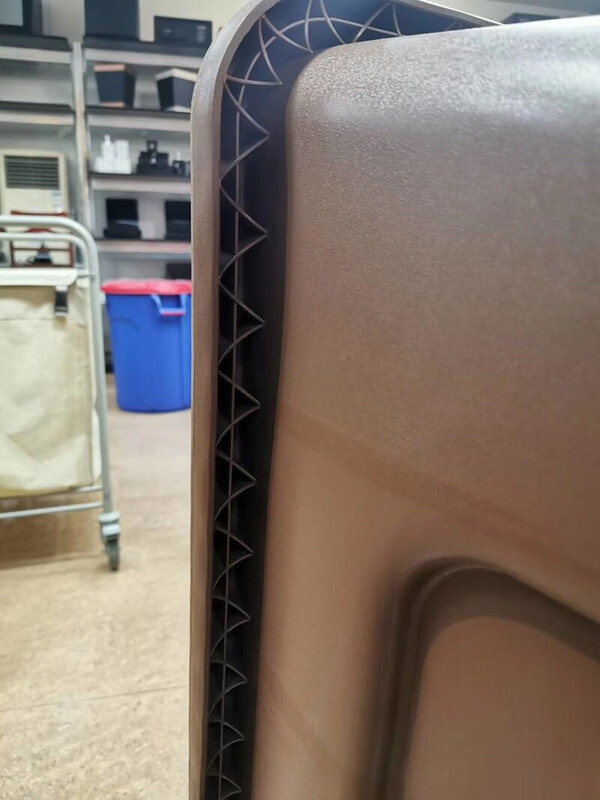 GNFC40S plastic linen truck recycling truck wet and dry classification tapered guest room entrance truck cleaning work service truck gray large size 1100*690*857