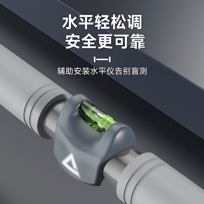 Peak horizontal bar home indoor pull-up device children's hanging ring adult punch-free door training fitness equipment swing upgraded anti-slip - strong load-bearing 65-100cm + hanging ring