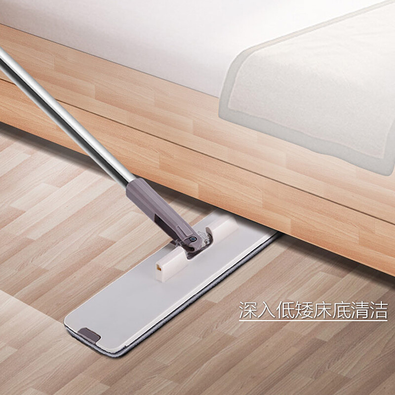 David flat mop 32cm4 cloth with bucket hand-washable thickened mop dry and wet dual-use scratcher Z9