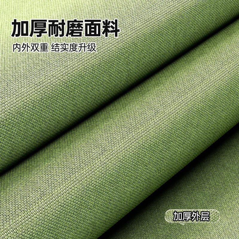 Manyueyi thickened canvas moving packing bag household large-capacity clothes and quilts organizer luggage dust-proof handbag khaki-extra large 68*46*33cm upgraded canvas material丨strong and durable