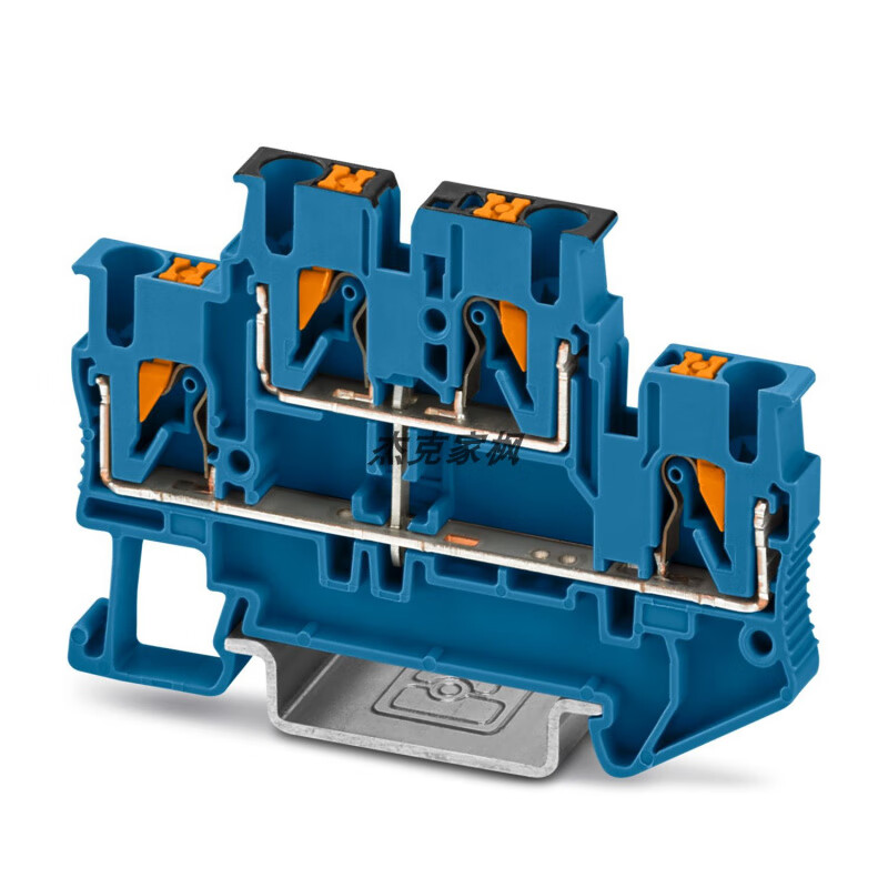 Phoenix PTTB 2.5-PV BU blue double-layer terminal block top and bottom conduction