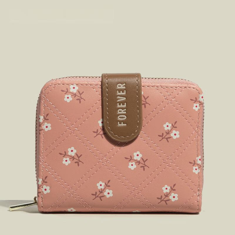 Copperni Wallet Women's Large Capacity Student Card Bag All-in-one Multifunctional Coin Purse Bank Card Storage Bag Beige