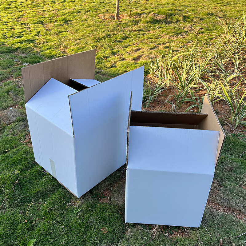 Qianheng 50*50*50cm white square carton kindergarten DIY environmental creation painting cube calligraphy art exhibition dance props photography ornaments carton