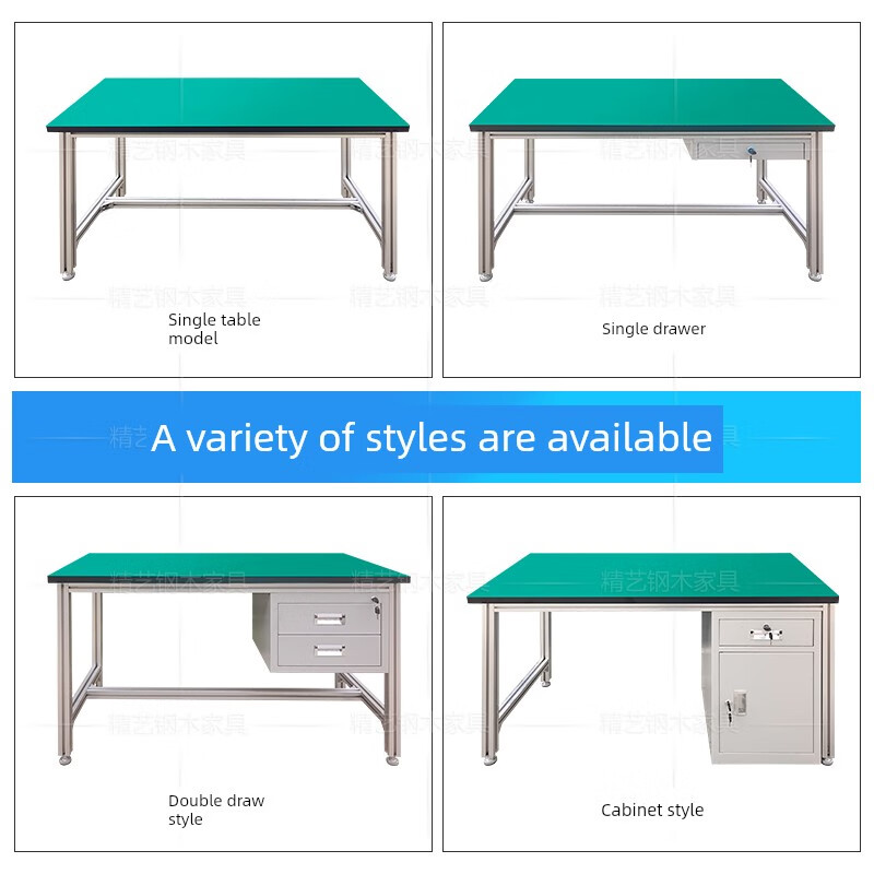 Aluminum profile workbench signage alloy workshop factory production line table inspection packaging table light flat table 100*80*80