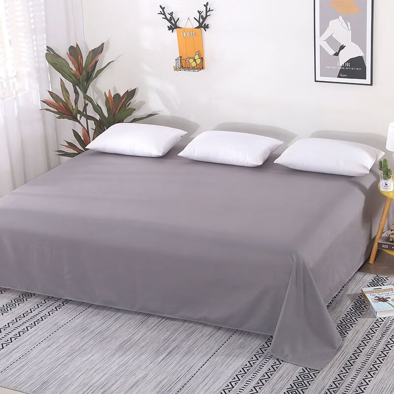 Shantou Lincun solid color large bed sheets, tatami sheets, Kang sheets, four-season sheets, extra large and wide sheets, rural soil Kang sheets, 3/4 meters, malachite green, 1.6 meters x 2.4 meters