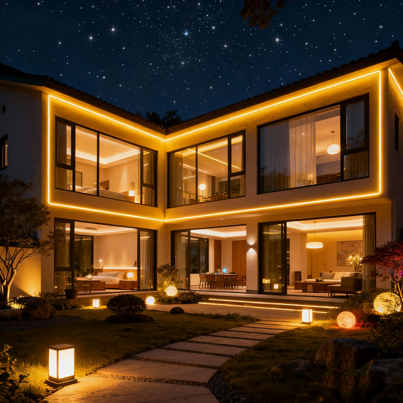 Suitable for Mijia whole-house smart home electric curtains, lighting atmosphere, customized design solutions, monitoring alarms, hotels and B&Bs (five-year warranty)